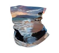 HJFCZH Beach Maui Hawaii Sunset Sea Waves Clouds Prints Multi-Functional Sport Throw - Seamless, Quick-Dry Headwear for Hiking, Cycling, and Beyond!