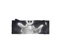 HJFCZH Black and Halloween Ghost Prints Baby Bow Headband - Soft, Skin-Friendly Nylon Blend for Newborn Photo Shoots & Baby Shower Gifts
