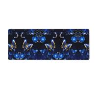 HJFCZH blue butterfly Prints Mouse Pad 12x31.5in