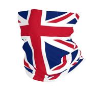 HJFCZH British flag Prints Multi-Function Sport Throw - Seamless, Breathable, Quick-Dry Headwear for Hiking, Biking & Outdoor Adventures