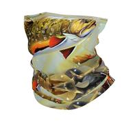 HJFCZH Brook Trout Fly Fishing Prints Great Performance Head Wrap Multifunctional Soft & Stretchy Polyester Sport Towel