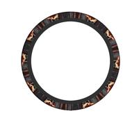 HJFCZH Brown Bear in The Forest Prints Thoughtful Car Accessory Gift - Quality Wheel Layer for the Driver You Love