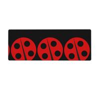 HJFCZH Cartoon ladybug Mouse Pad 12x31.5in Extended Desk Throw