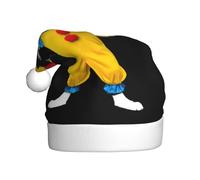 HJFCZH Cat performing magic tricks Printing Christmas Hat for Adult Making It a Fun and Durable Gift for Men and Women