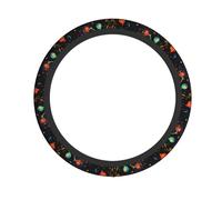HJFCZH Colorful Galaxy Music Note Prints Thoughtful Car Accessory Gift - Quality Wheel Layer for the Driver You Love