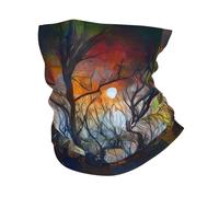 HJFCZH Colorful Life Trees Prints Performance Polyester Headband Multi-Purpose Sports Towel - Soft Breathable Quick Dry Cover