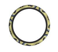 HJFCZH Cranes Flying Traditional Painting Prints Quality Steering Wheel Layer - Durable Neoprene Protection & Universal Fit