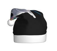 HJFCZH Crossing the rainbow Printing Christmas Hat for Adult Making It a Fun and Durable Gift for Men and Women