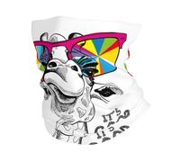 HJFCZH cute funny giraffe Prints Great Performance Head Wrap Multifunctional Soft & Stretchy Polyester Sport Towel