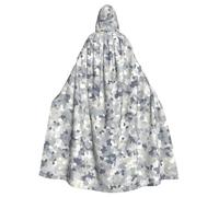 HJFCZH Digital Camo Printing Halloween Adult Hooded Cloak is a super large, comfortable, and durable cloak
