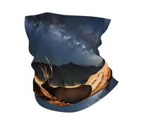 HJFCZH Elk in the meadow Prints Multi-Function Sport Throw - Seamless, Breathable, Quick-Dry Headwear for Hiking, Biking & Outdoor Adventures
