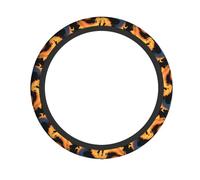 HJFCZH Fire and Water Symbol Prints Thoughtful Car Accessory Gift - Quality Wheel Layer for the Driver You Love