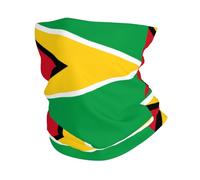 HJFCZH Flag of Guyana Prints Multifunctional Sport Headband - Seamless Stretchable Neck Warmer for Running, Hiking, Cycling & Beach Fun - Soft, Quick-Dry, Versatile Headwear