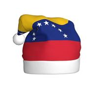 HJFCZH Flag of Venezuela Printing Christmas Hat for Adult Making It a Fun and Durable Gift for Men and Women