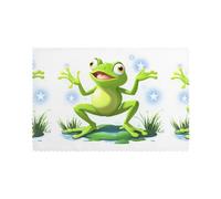HJFCZH Frog Catching Stars Prints Placemats Set of 6 12x18in - A Great Housewarming Gift for a Warm & Stylish Home