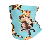 HJFCZH Funny Giraffe Art Prints Multifunctional Sport Headband - Seamless Stretchable Neck Warmer for Running, Hiking, Cycling & Beach Fun - Soft, Quick-Dry, Versatile Headwear