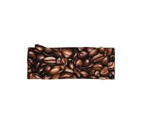 HJFCZH Funny Roasted Coffee Beans Prints Baby Bow Headband - Soft & Stretchy Newborn Hair Accessory for Photo Shoots & Baby Shower Gifts - Gentle Knit Layer for Infants 0-6 Months