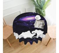 HJFCZH Galaxy space art Prints Round Decorative Tablecloth 60in - Easy Elegance & Easy Care for Every Gathering