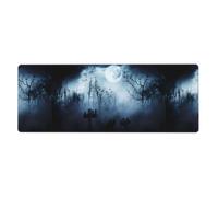 HJFCZH Gothic Happy Halloween Mouse Pad 12x31.5in Large Desk Throw
