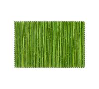 HJFCZH Green Bamboo Prints Placemats Set of 6 12x18in - Durable Table Layers with Heat-Resistant & Stylish Prints