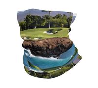 HJFCZH Hawaii Beach Golf Course Prints Multi-Functional Sport Throw - Seamless, Quick-Dry Headwear for Hiking, Cycling, and Beyond!