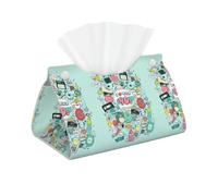 HJFCZH I Love The 90s Illustration High-grade Long Tissue Box Cover