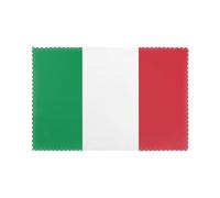 HJFCZH Italian flag Printed Placemats for Dining Table Set of 6 for Hotels, Homes, and Banquets as Decorative Table Decorations, Beautiful durable