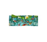 HJFCZH Japanese Pretty Red carp Fish Prints Baby Bow Headband - High-Grade Polyester & Spandex Knit Throw for Newborns - Soft, Stretchy & Adorable for Baby Girls 0-6 Months