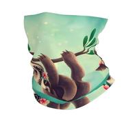HJFCZH Lazy Cute Sloth Hanging the Branches Prints Performance Polyester Headband Multi-Purpose Sports Towel - Soft Breathable Quick Dry Cover