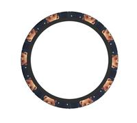 HJFCZH Little Bear Holding A Star Prints Quality Steering Wheel Layer - Durable Neoprene Protection & Universal Fit