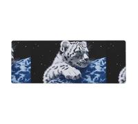 HJFCZH Little Tiger in Space Prints Mouse Pad 12x31.5in
