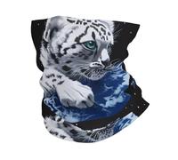 HJFCZH Little Tiger in Space Prints Multi-Function Sport Throw - Seamless, Breathable, Quick-Dry Headwear for Hiking, Biking & Outdoor Adventures
