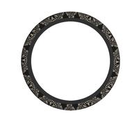 HJFCZH Magical Design Norse Runes Compass Prints Steering Wheel Cover - Quality Neoprene Protector, Non-Slip Grip, Durable Car & Truck Interior Accessory