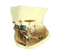 HJFCZH Music Drum in Field Prints Performance Polyester Headband Multi-Purpose Sports Towel - Soft Breathable Quick Dry Cover