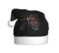 HJFCZH Mystery Butterfly Picture Christmas Hat for Adult quality accessory soft, lightweight, and fluffy