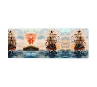 HJFCZH Nautical Sailboat Mouse Pad 12x31.5in Large Desk Throw