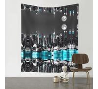 HJFCZH New York paintings Prints Wall Decor Tapestry 60x51in - Boho Dorm Room Backdrop, Beach Blanket & Stylish Sofa Throw