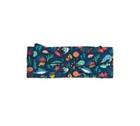 HJFCZH Ocean Fish Turtle Jellyfish Prints Bow Headband Soft & Stretchy Knit for Newborns Keeps Warm & Adorable Ideal for Showers
