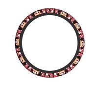 HJFCZH Panda Surrounded By Love Hearts Prints Engineered Wheel Layer - Quality Neoprene for Maximum Durability & Protection