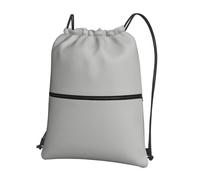 HJFCZH Phantom Gray Prints Drawstring Zipper Backpack Lightweight Sport Gym Bag Water-Resistant Travel Throw Cover for Men Women Teens
