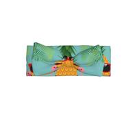 HJFCZH Pineapple Flamingo Prints Baby Bow Headband - Soft & Stretchy Newborn Hair Accessory for Photo Shoots & Baby Shower Gifts - Gentle Knit Layer for Infants 0-6 Months