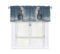HJFCZH Polar Bear On The Snowy Plains Prints Thoughtful Housewarming Gift - 54x18 Inch Peach Skin Layer for a Cozy Kitchen