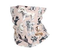 HJFCZH Poodles Dogs Prints Performance Polyester Headband Multi-Purpose Sports Towel - Soft Breathable Quick Dry Cover
