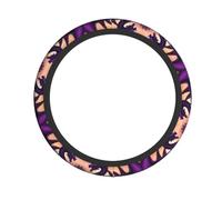 HJFCZH Purple and Wirte Dragons Prints Engineered Wheel Layer - Quality Neoprene for Maximum Durability & Protection