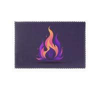 HJFCZH Purple Flame Prints Placemats Set of 6 12x18in - Durable Table Layers with Heat-Resistant & Stylish Prints