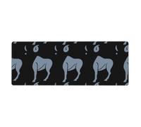 HJFCZH Ram Zodiac Sign Prints Mouse Pad 12x31.5in