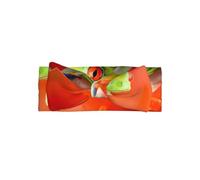 HJFCZH Red Eyes Tree Frogs Prints Baby Bow Headband - Soft & Stretchy Newborn Hair Accessory for Photo Shoots & Baby Shower Gifts - Gentle Knit Layer for Infants 0-6 Months