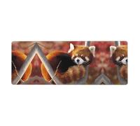HJFCZH Red panda Prints Mouse Pad 12x31.5in