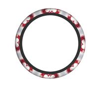 HJFCZH Romantic Heart Prints Engineered Wheel Layer - Quality Neoprene for Maximum Durability & Protection