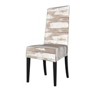 HJFCZH Rustic Old Barn Wood Prints Protection Cover for Dining Chair - Stretchable Chair Throw Covers for Dining Room, Hotel Event Party